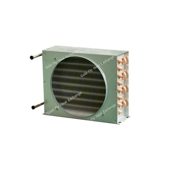 3-row 8-hole 9.52mm Copper Tube Condenser suppliers